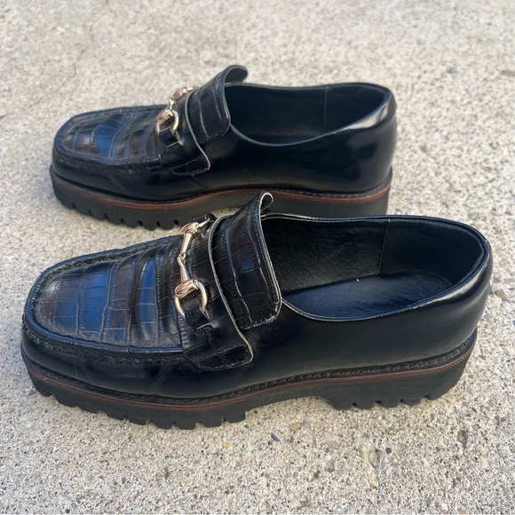 Intentionally Blank Loafers Black Shoes Size 8 - Picture 7 of 10